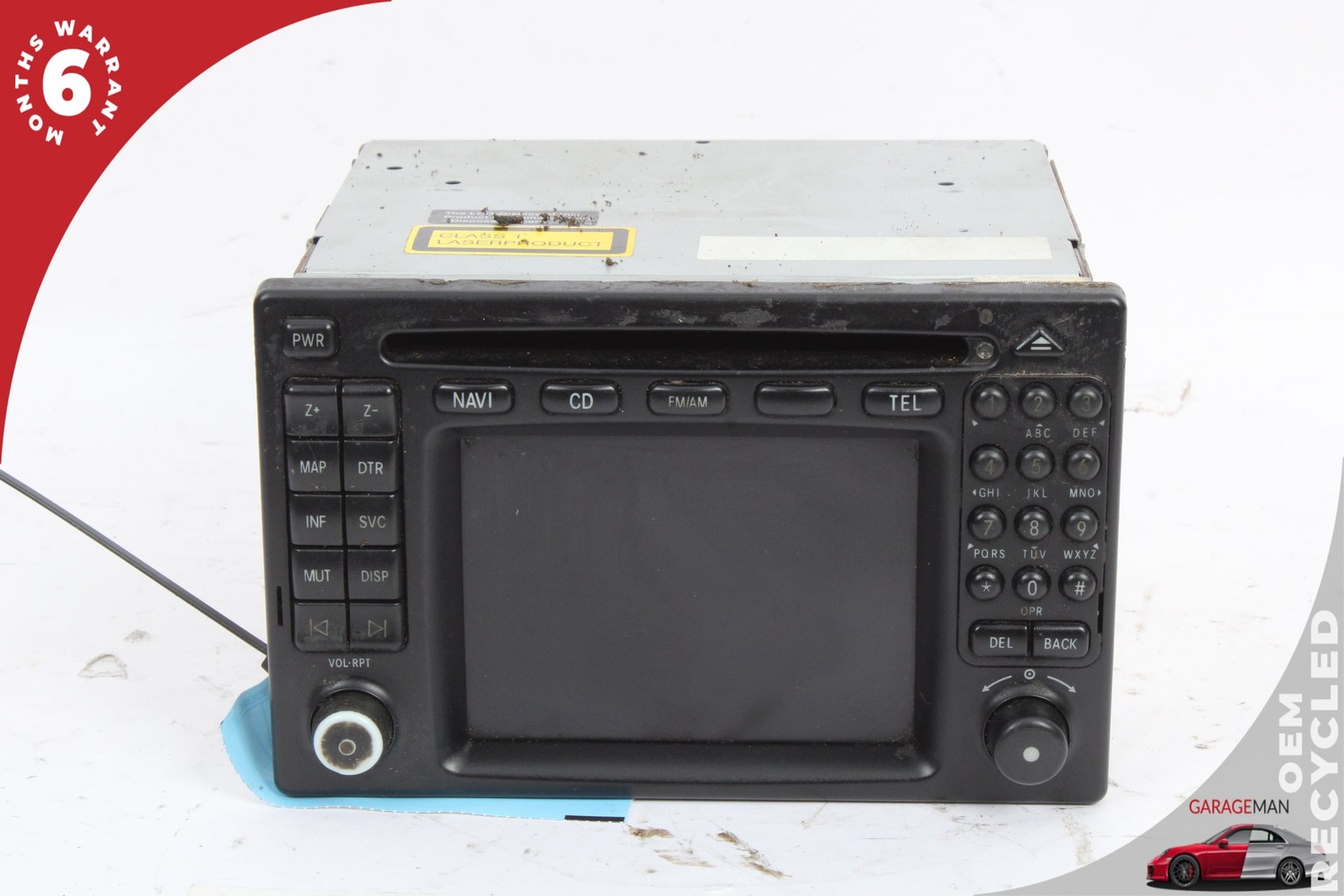 2001-2003 Mercedes-Benz CLK55 AMG W208 Convertible Command Head Unit Navigation