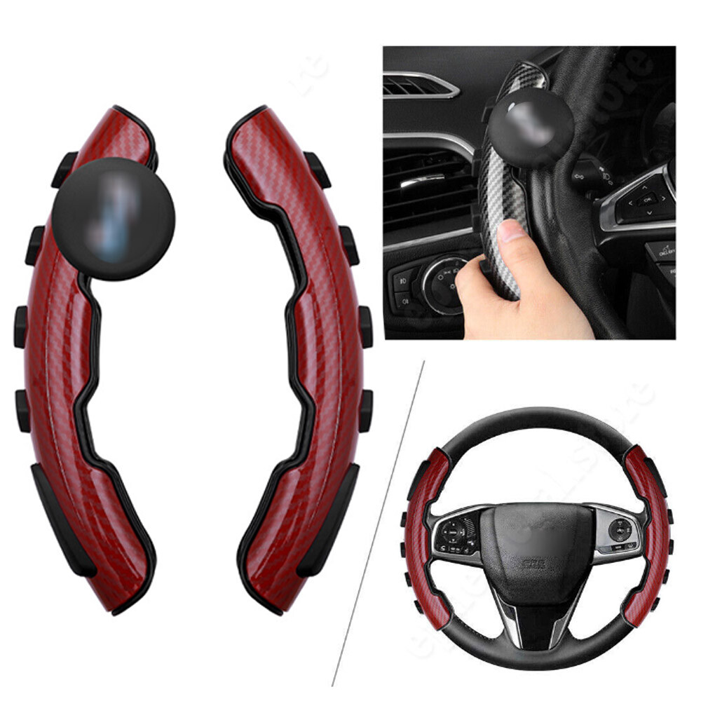Fundas Para Volante De Coche Auto Cubiert con perilla giratorio para volante,