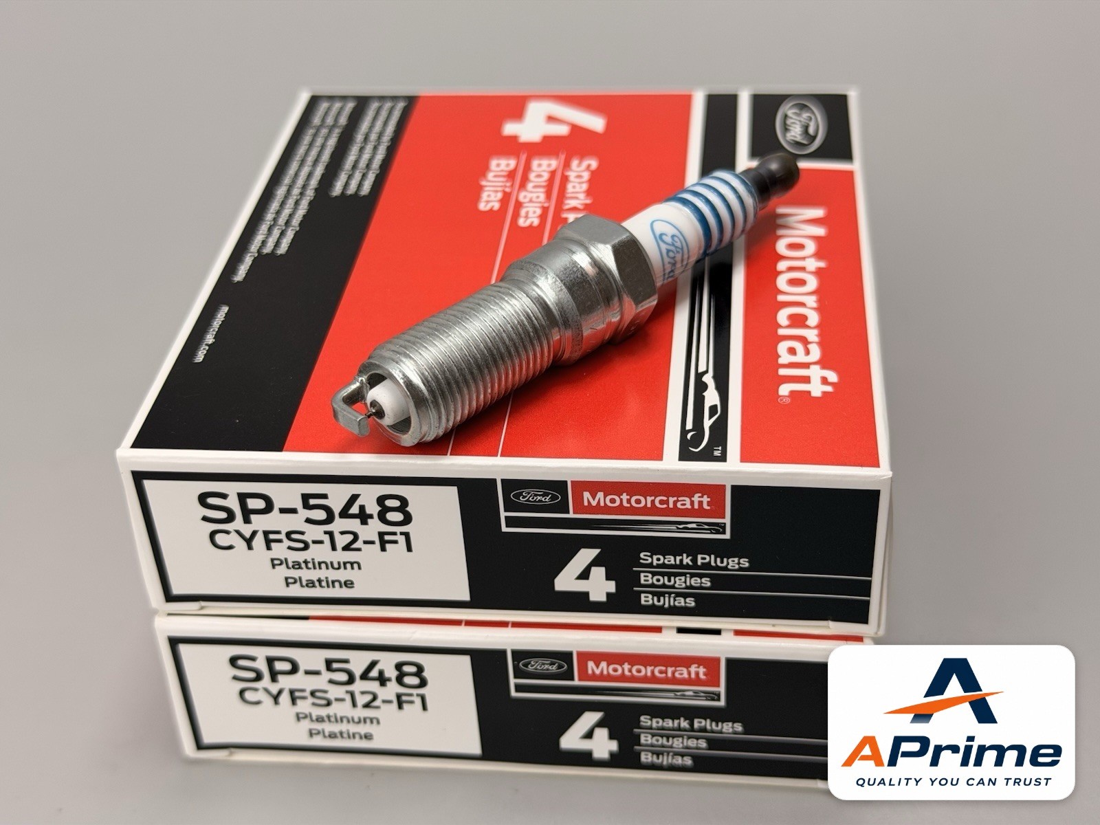 8 Pack Genuine OEM SP548X Ford Motorcraft Platinum Spark Plug CYFS12F1X