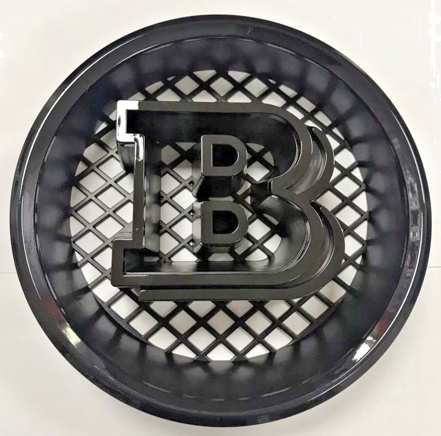 Brabus Grille B Badge Emblems Fr 85-14 Mercedes Benz W463 G63 G65 G500 G550
