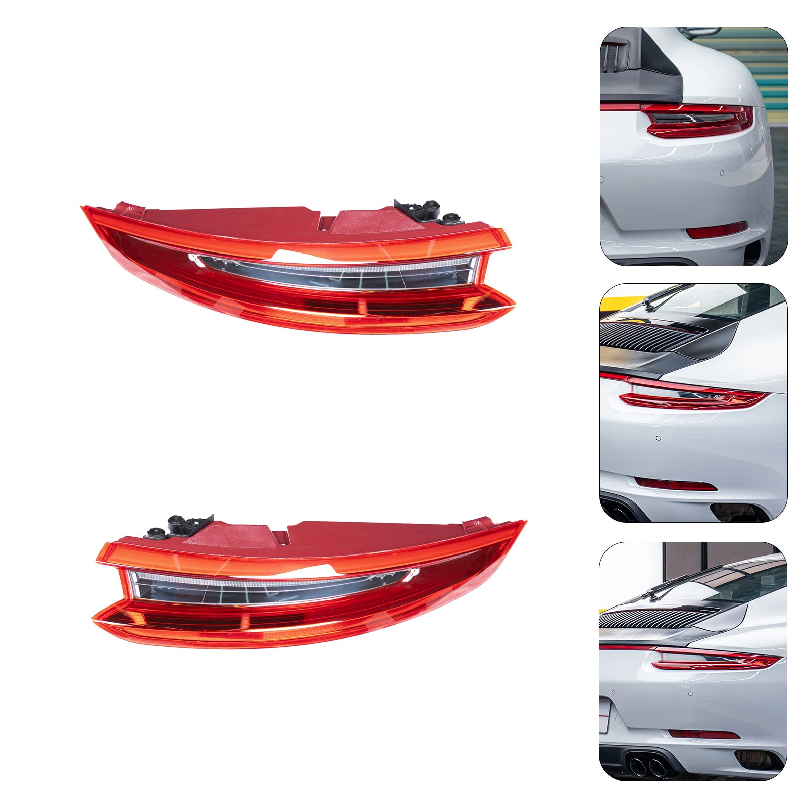 Plug-and-Play Red Waterflow LED Taillights for 2012-2019 Porsche 911 991.1 991.2 Plug-and-Play Red Waterflow LED Taillights for 2012-2019 Porsche 911 991.1 991.2