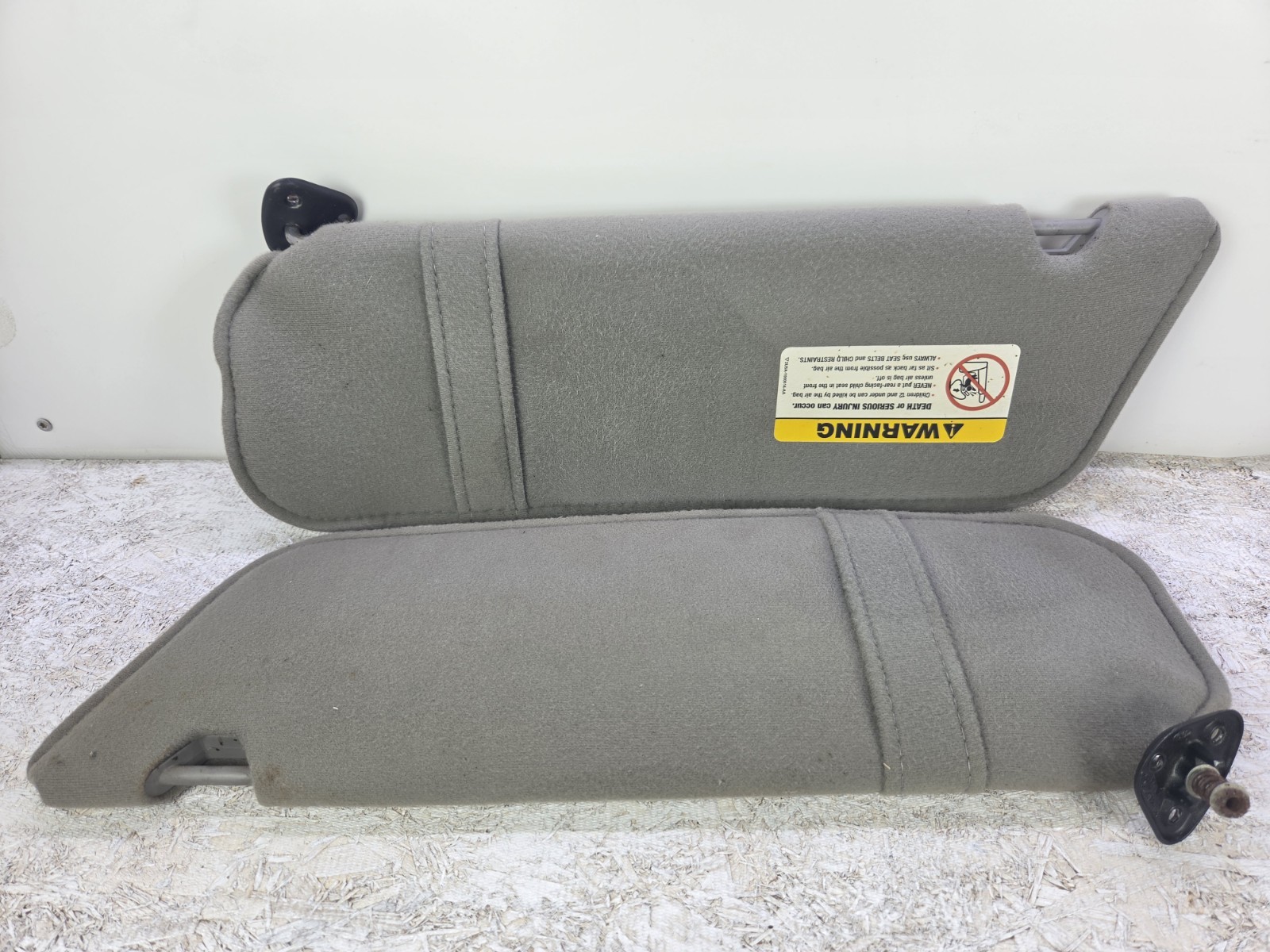 1989-2006 Ford Ranger Mazda B-Series Sun Visors Pair OEM Shades