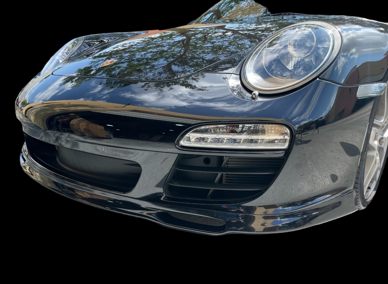2009-12 Porsche 997 Coupe & Cabrio Front Sport Lower Lip Spoiler Made in USA FRP