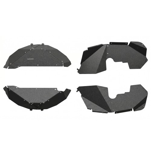 Uimoso Front+Rear Inner Fender Liners for 07-2018 Jeep Wrangler JK/JKU Unlimited