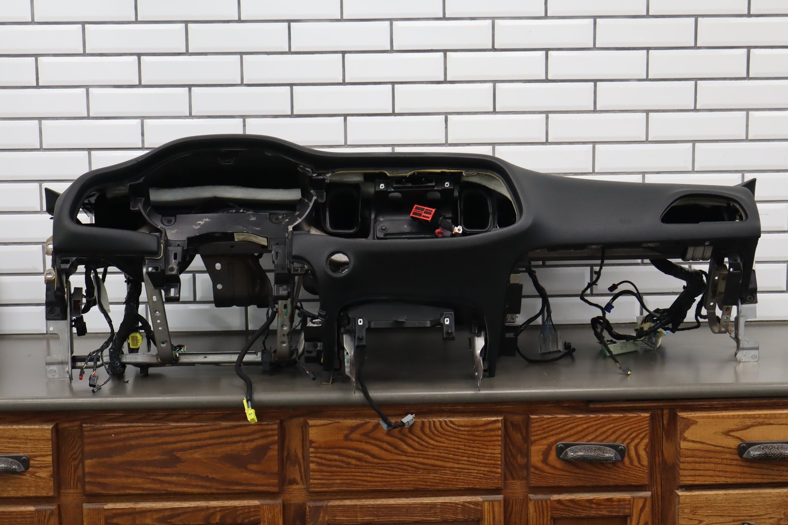 2015-23 Dodge Challenger Dash Panel Black X9 Bare OEM