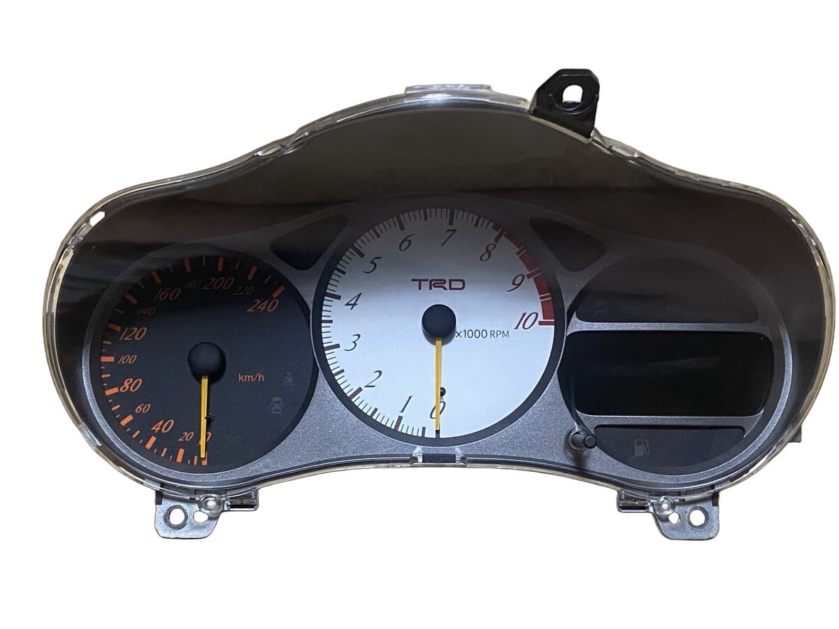 TRD Celica ZZT231 Sports M Meter Cluster 240km Speedometer 10000rpm White OEM JD