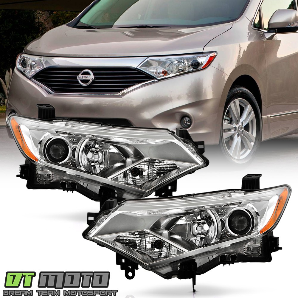 For 2012-2017 Nissan Quest Factory Halogen Projector Headlights Headlamps Pair For 2012-2017 Nissan Quest Factory Halogen Projector Headlights Headlamps Pair