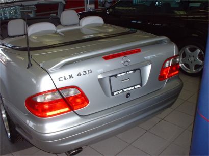 Mercedes W208 CLK Convertible Cabrio LOR Trunk Wing Spoiler 1998-02 Made in USA Mercedes W208 CLK Convertible Cabrio LOR Trunk Wing Spoiler 1998-02 Made in USA