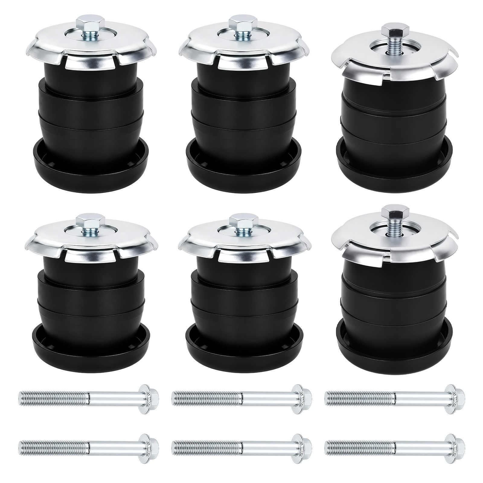 For 01-06 Chevy Silverado GMC Sierra 1500 2500 3500 6Pcs Body Mount Bushing Kit