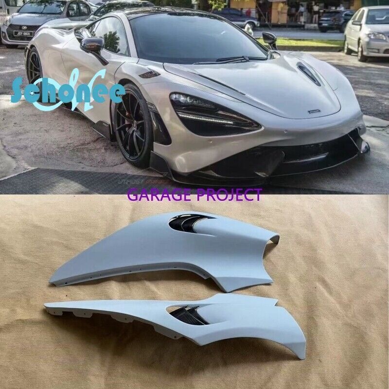 frp carbon fiber front bumper side fender for mclaren 720s upgrade 765lt style frp carbon fiber front bumper side fender for mclaren 720s upgrade 765lt style