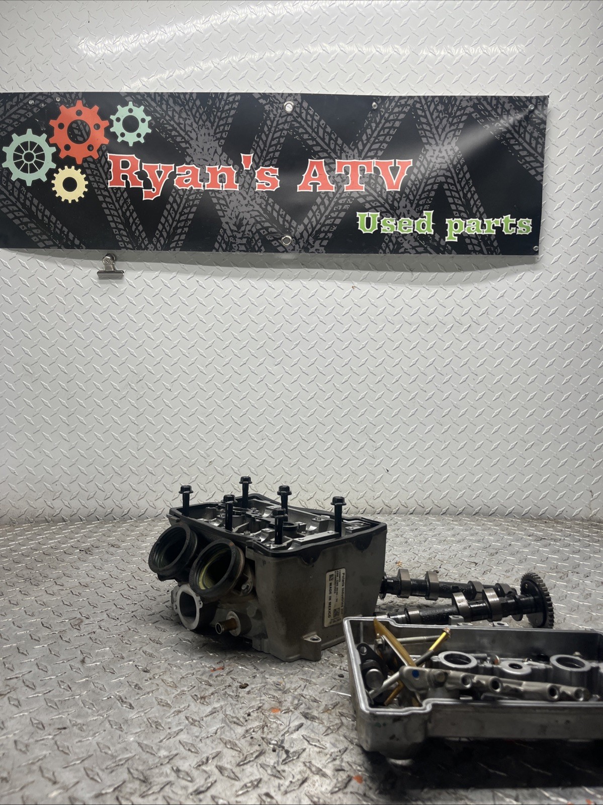 GOOD LOW MILES 2025 Polaris Ranger NSTR 1000 OEM Cylinder Head w/ Valves & Cams
