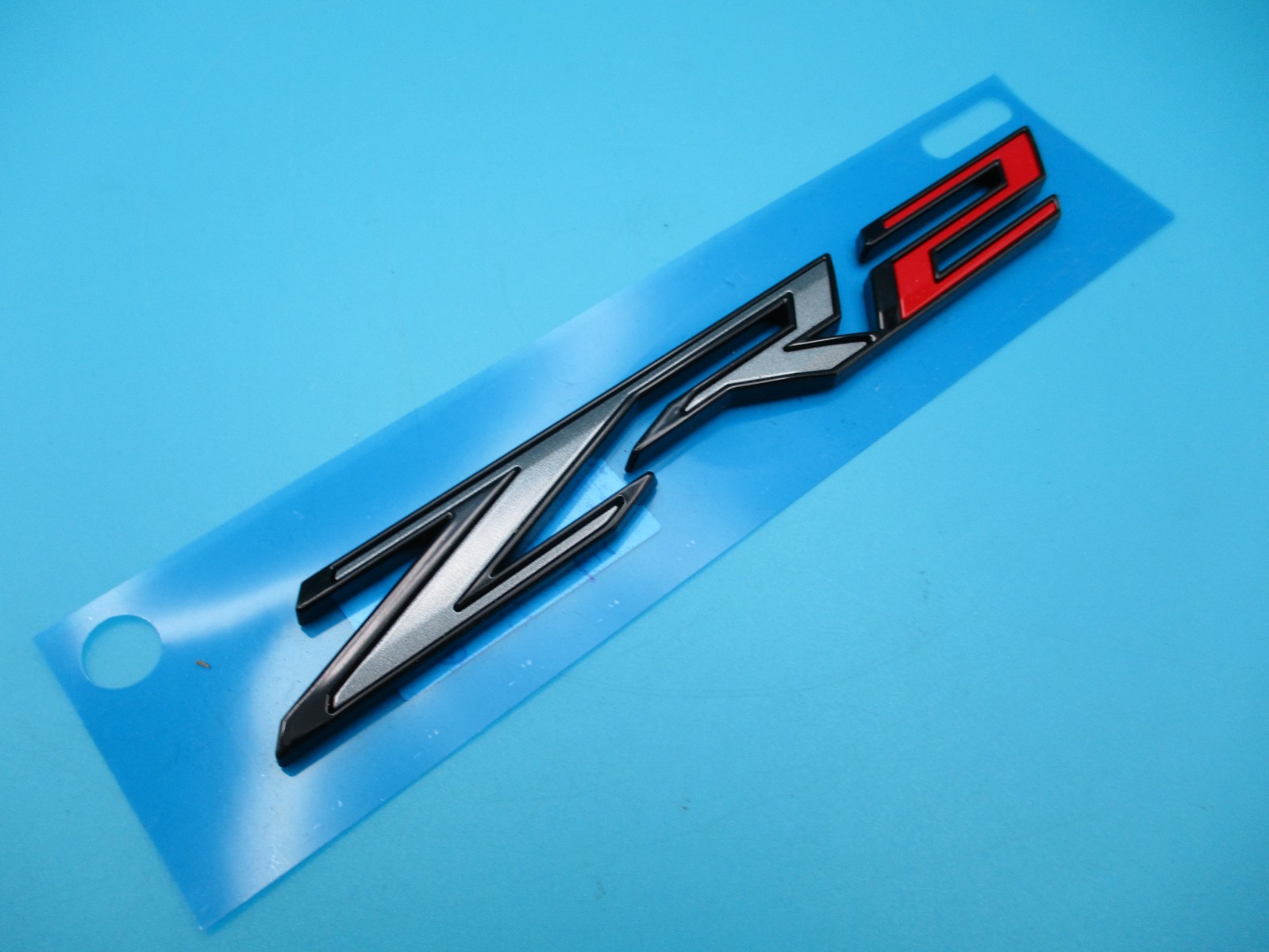 OEM 2019 - 2025 Colorado ZR2 Rear Emblem Badge Silver Red Logo OEM 2019 - 2025 Colorado ZR2 Rear Emblem Badge Silver Red Logo