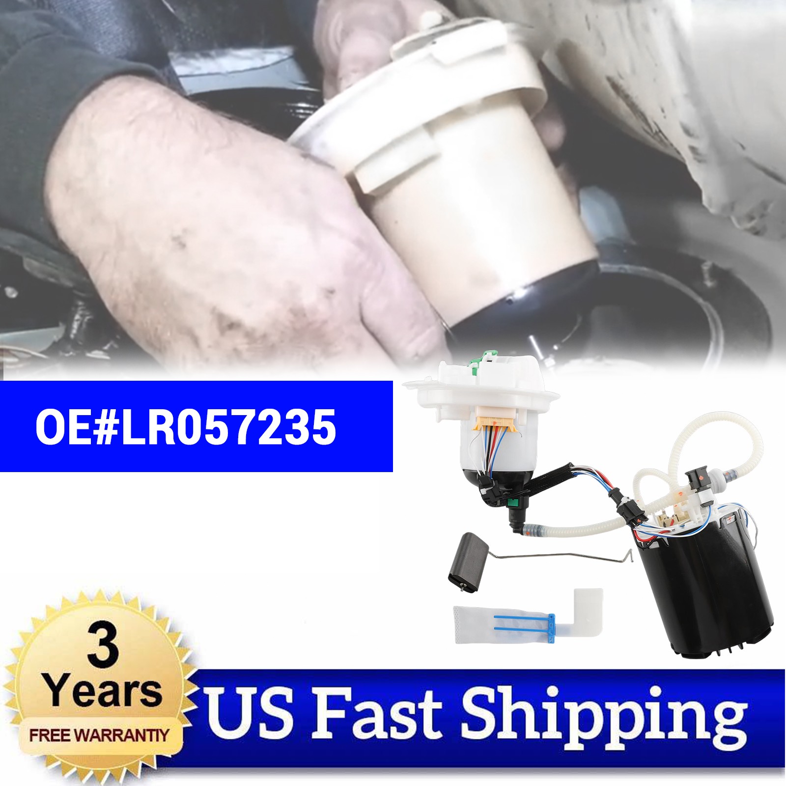 LR057235 Fuel Pump Assembly W/Filter for Land Rover Range Rover Evoque 2012-2017