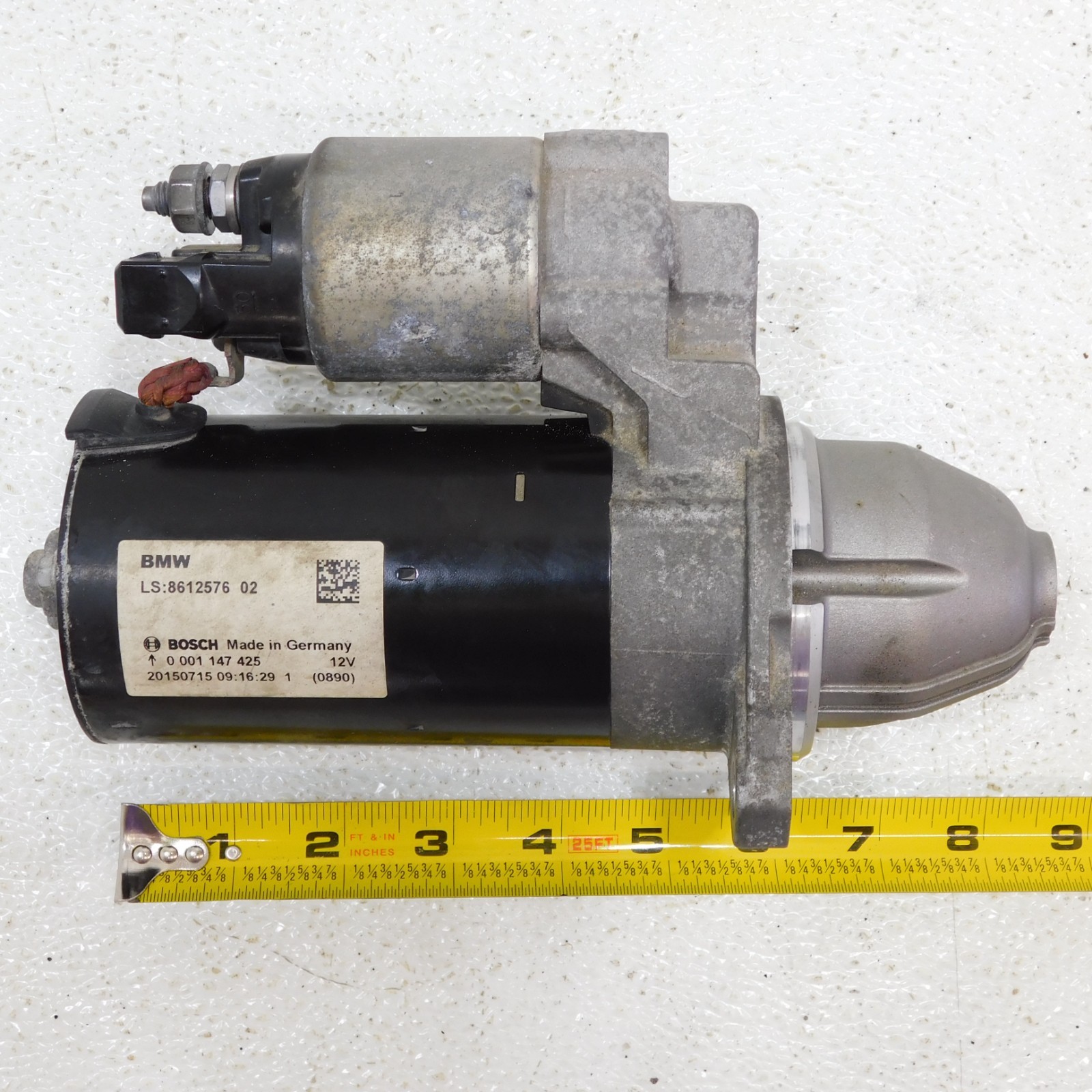 1pc 12-18 BMW F30 320i 328i N20 Engine Ignition 12V Starter Motor 0001147425 1pc 12-18 BMW F30 320i 328i N20 Engine Ignition 12V Starter Motor 0001147425