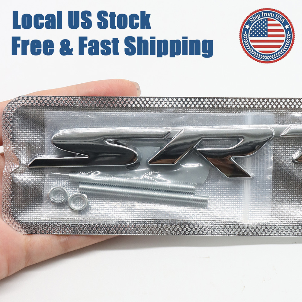 Front Grille Emblem 3D Metal Badge Nameplate Chrome For SRT Universal