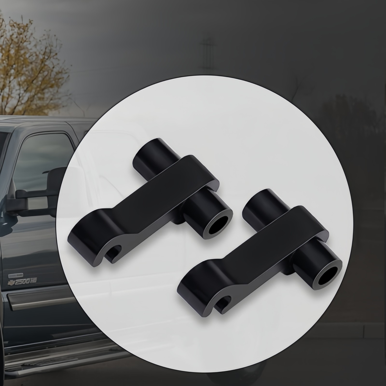 2Pcs Wind Noise Fix Links Fits 2000-2007 GMC / Chevy Silverado Rear Vent Windows