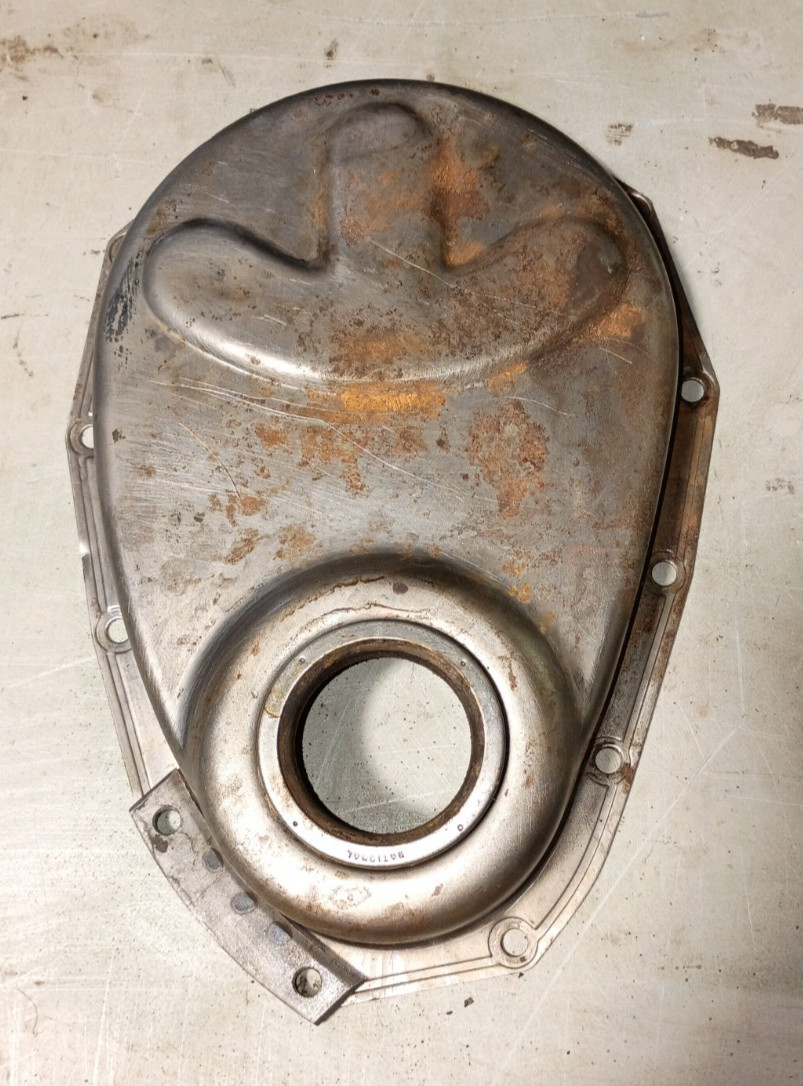 Chevy 216 235 engine timing cover, used NICE, very clean 1938-1962 engines Chevy 216 235 engine timing cover, used NICE, very clean 1938-1962 engines