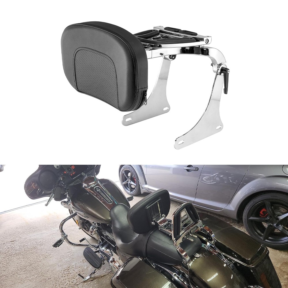 Multi-Purpose Backrest For Harley Springer Heritage Softail Classic FLSTC 00-17