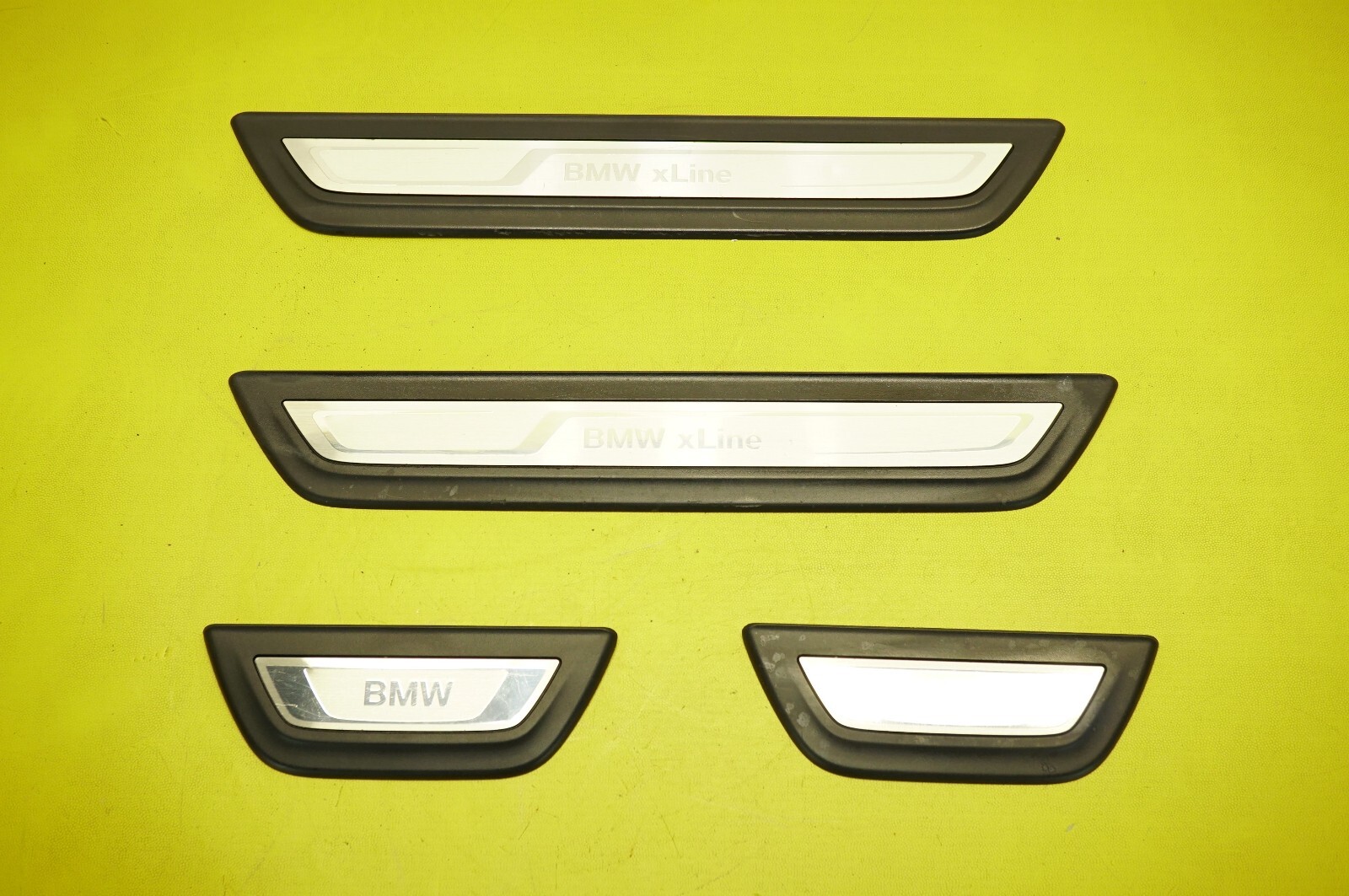 🔅2014-2018 BMW OEM.REAR DOOR KICK PLATES SILL COVERS SET OF 4 🔅2014-2018 BMW OEM.REAR DOOR KICK PLATES SILL COVERS SET OF 4