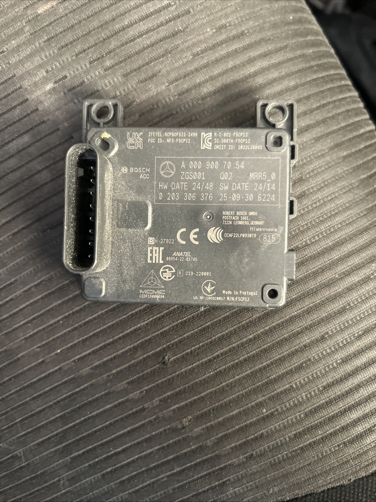 2020 - 2026 Mercedes-Benz C-Class Front Cruise Control Radar Distance Sensor OEM