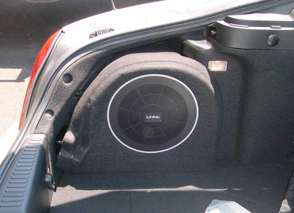 OEM Hyundai Tiburon 03-06 Original Factory INFINITY Trunk Subwoofer Speaker Box