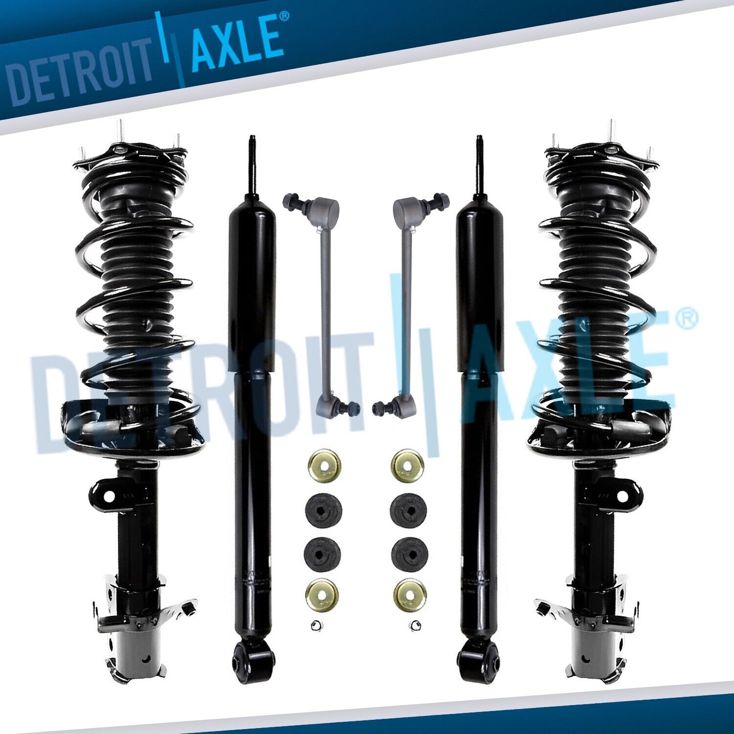 Front Struts & Coil Spring Rear Shocks Sway Bar End Links or 2007-2012 Acura RDX