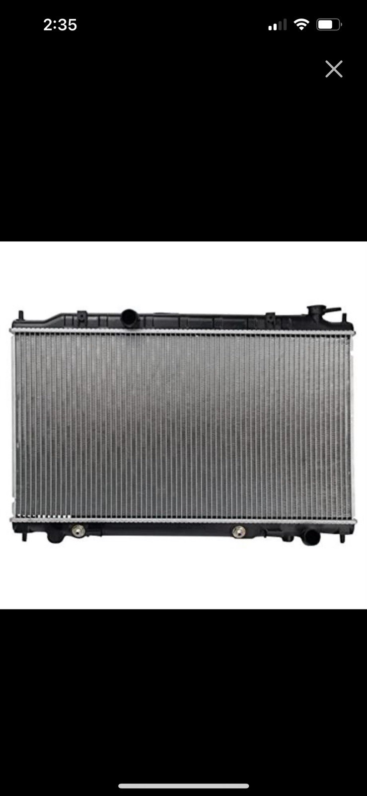 2002 - 2006 TRQ Radiator Compatible with Nissan Altima 04-06 Maxima NI3010190