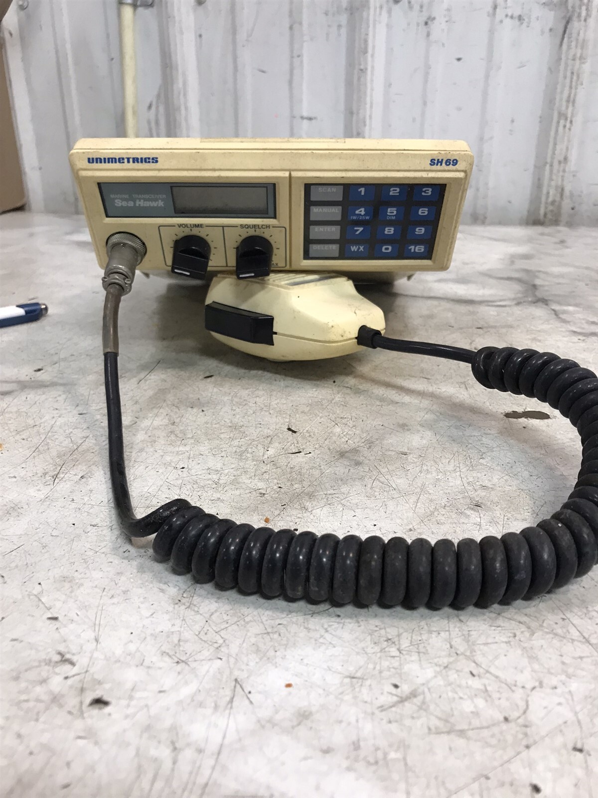 Unimetrics Sea Hawk marine transceiver radio SH 69 SH69 