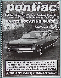 Find Pontiac Parts with this book 1964 1965 1966 1967 1968 1969 1970 1971 1972