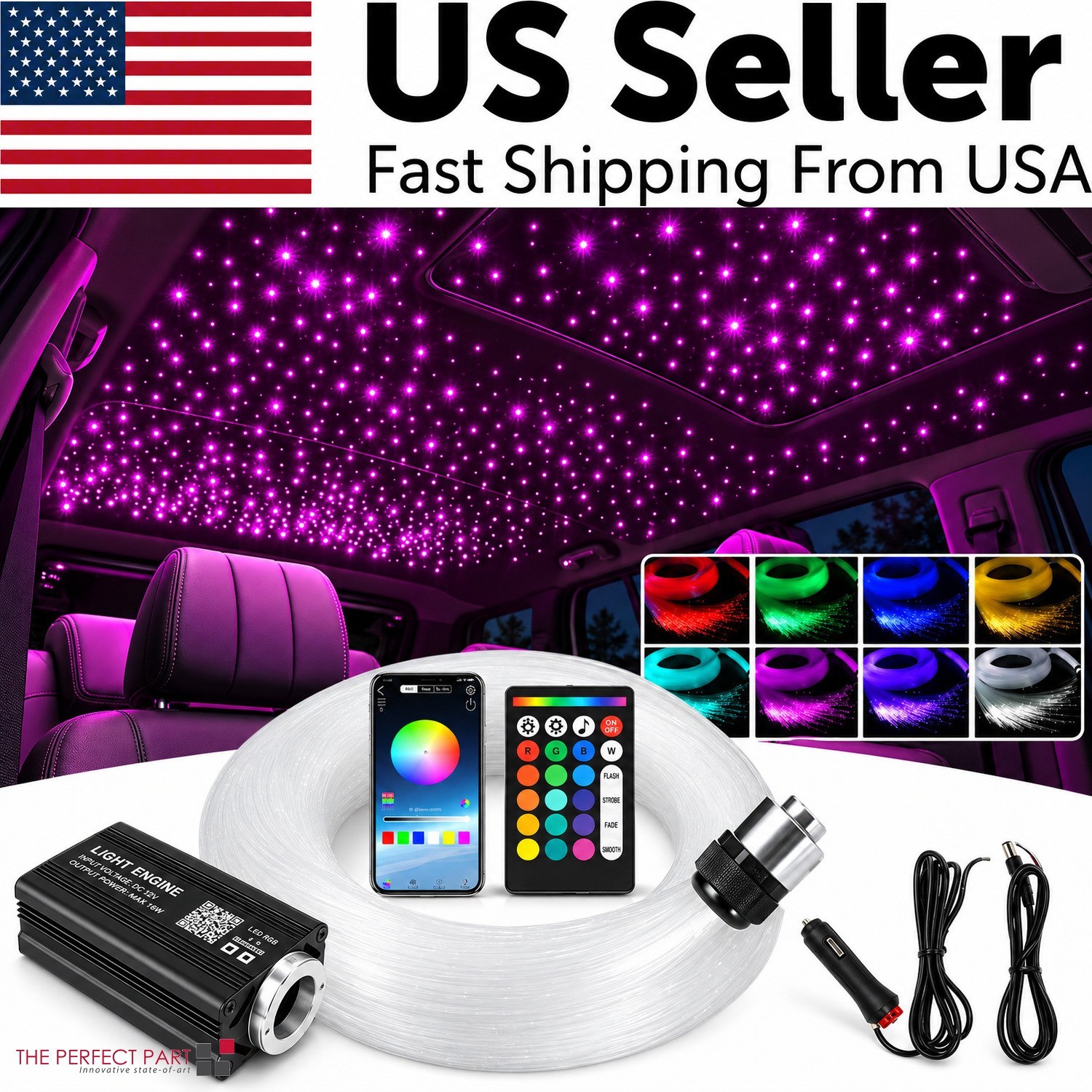 1000PCS Fiber Optic Car Home Headliner Star Light Kit Roof Twinkle Ceiling Light 1000PCS Fiber Optic Car Home Headliner Star Light Kit Roof Twinkle Ceiling Light