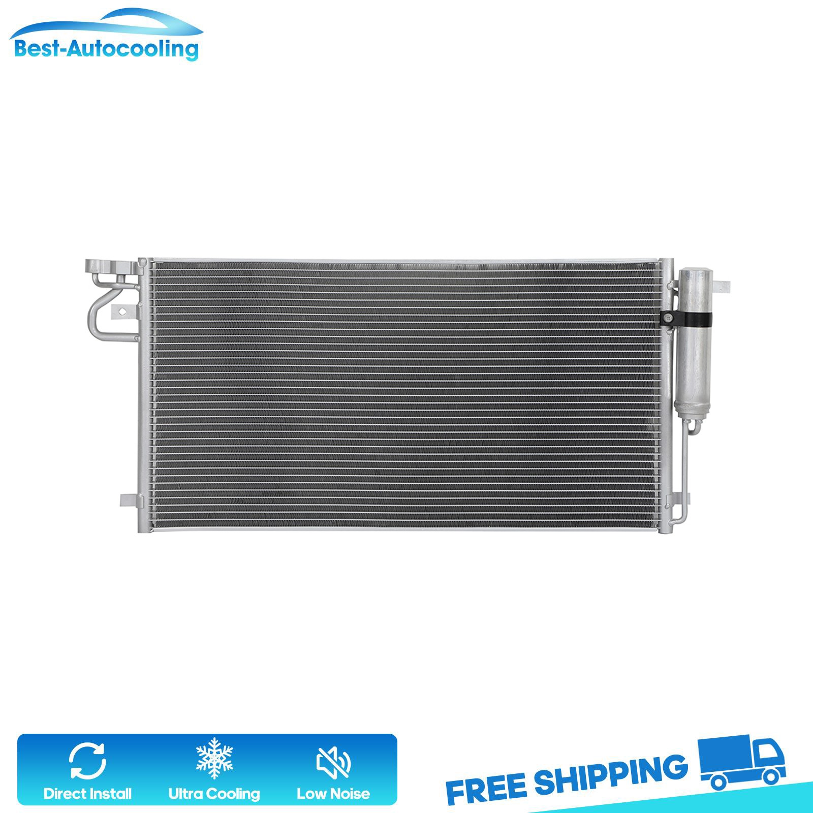 For 2017-2020 Ford Fusion 2017-2020 Ford Fusion 2.0L L4 A/C 30041 Condenser Core