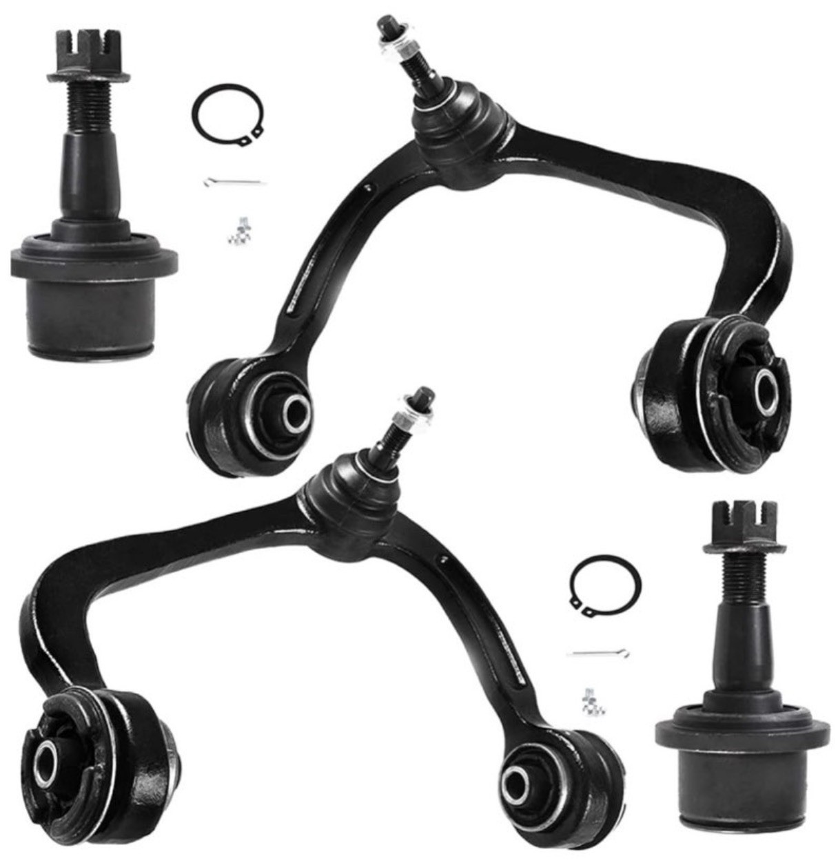 ASTARPRO 6pc Front Suspension Kit Ford F150 Lincoln Mark LT Arms Joints Tie Rods ASTARPRO 6pc Front Suspension Kit Ford F150 Lincoln Mark LT Arms Joints Tie Rods