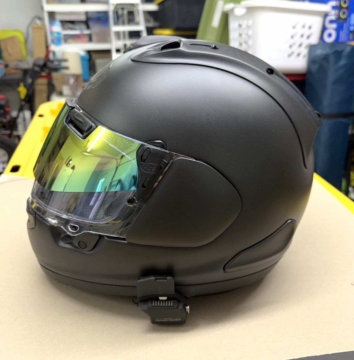 Corsair-x Size Large one full face one half face And Sena 50 Worn 3 Times Max Corsair-x Size Large one full face one half face And Sena 50 Worn 3 Times Max