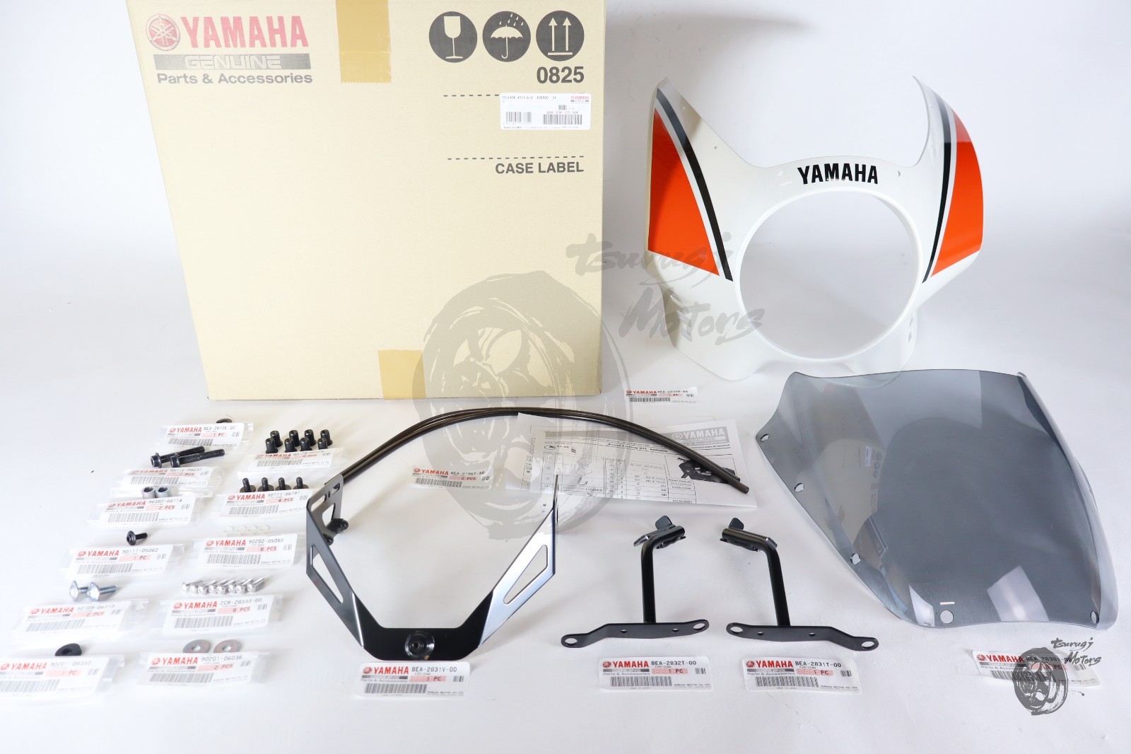 Yamaha XSR900 2024- Front Cowl White Red Genuine Q5K-YSK-135-S04 New
