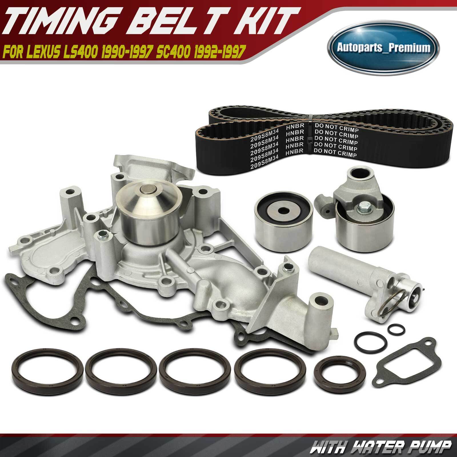 10pcs Timing Belt Kit and Water Pump for Lexus LS400 1990-1997 SC400 1992-1997