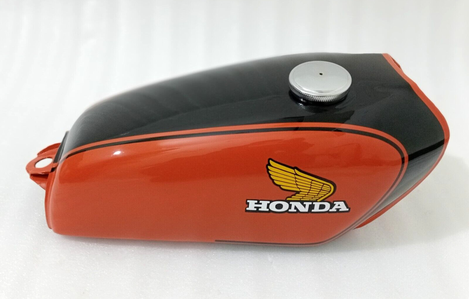 Honda XL175 XL 175 1974 1975 Orange & Black Steel Petrol Fuel Tank +Cap |Fit For