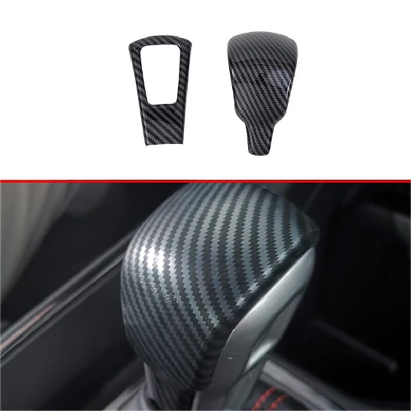 Matte Carbon Fiber Gear Shift Knob Cover Trim For Dodge Ram TRX 2022-2024 2024