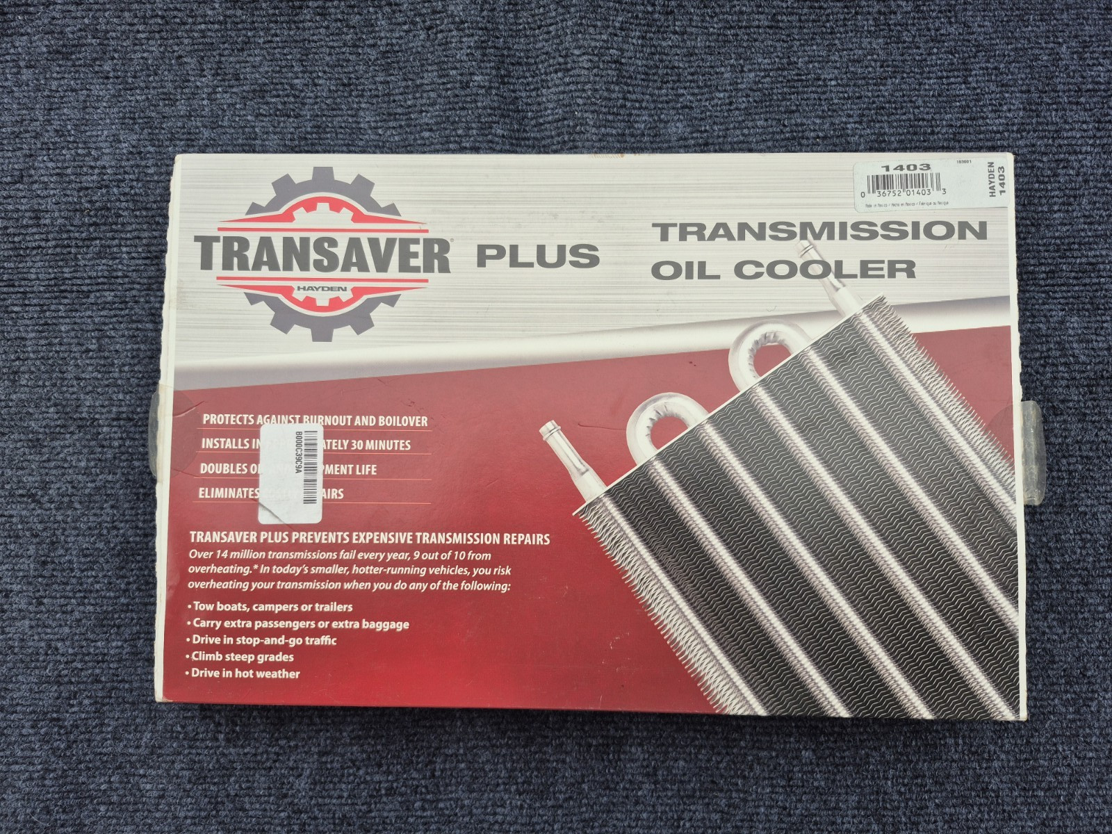 Hayden 1403 Transaver Plus Transmission Oil Cooler (OC-1403) Hayden 1403 Transaver Plus Transmission Oil Cooler (OC-1403)