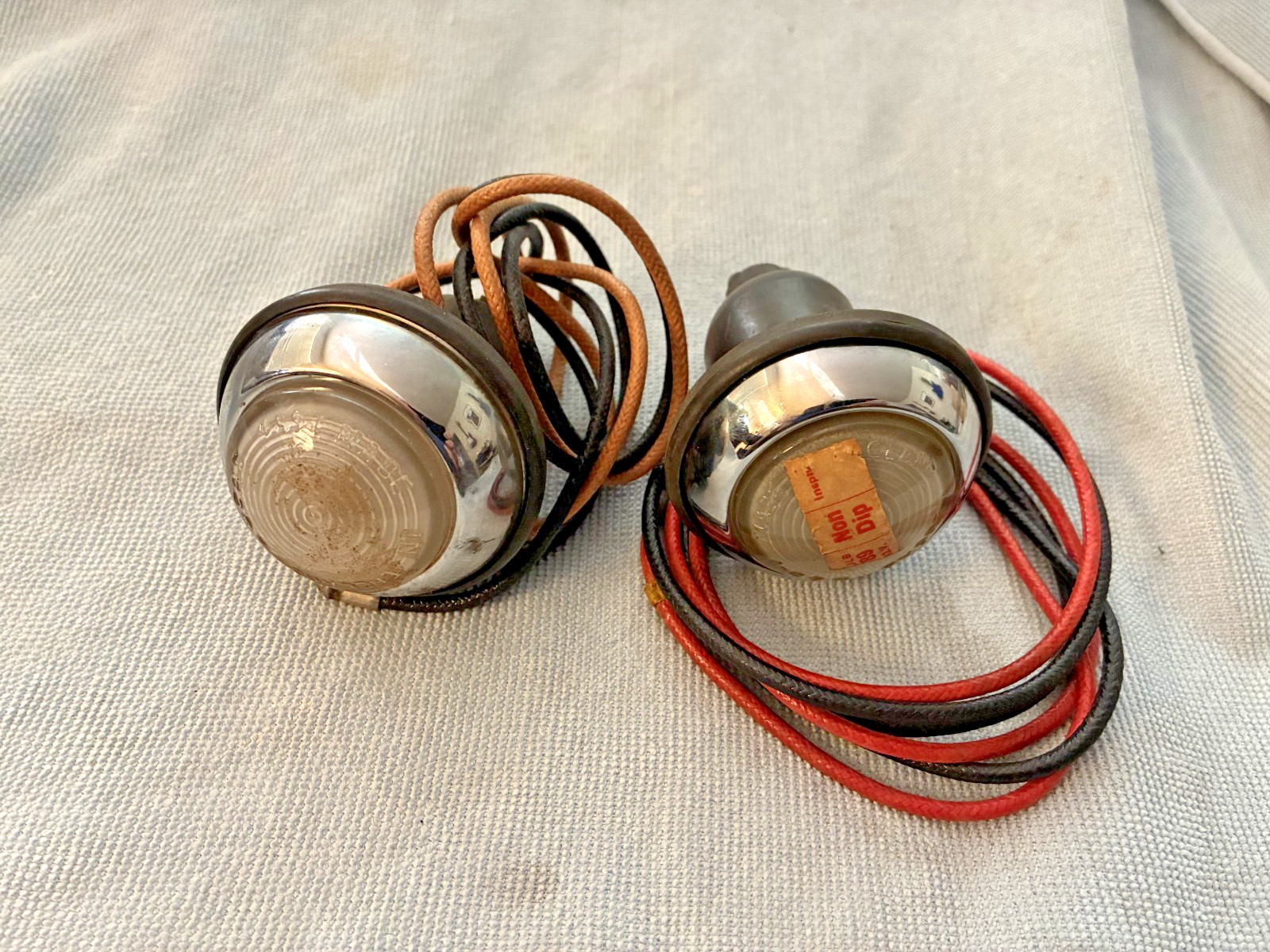 new old stock NOS Lucas lamps 52139, Morris, Mini, Aston, & other British cars