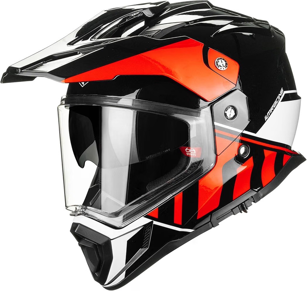 ​ILM 3-in-1 Dual Sport Dirt Bike Motorcycle Helmet DOT Dual Visor MD866 Black...