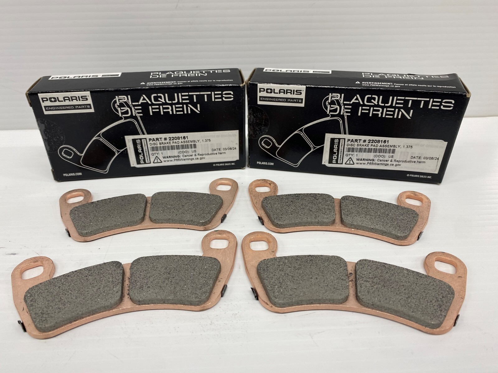 2020-2024 Polaris RZR Pro XP OEM Rear Brake Pad Kit- 2208161