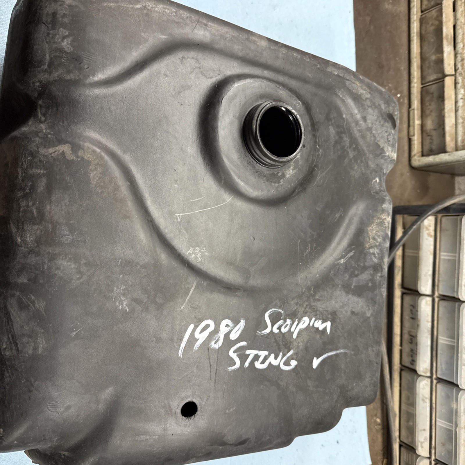 1980 Scorpion 440 Sting Cuyuna Vintage Snowmobile Gas Tank Fuel Cell