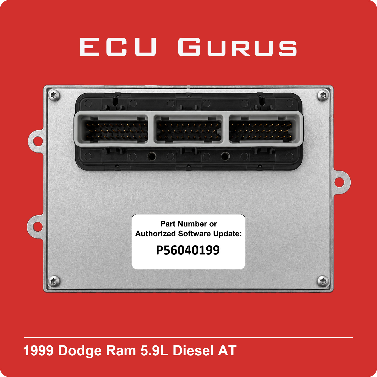 1999 Dodge Ram 5.9L Diesel AT Firewall Computer P56040199 \