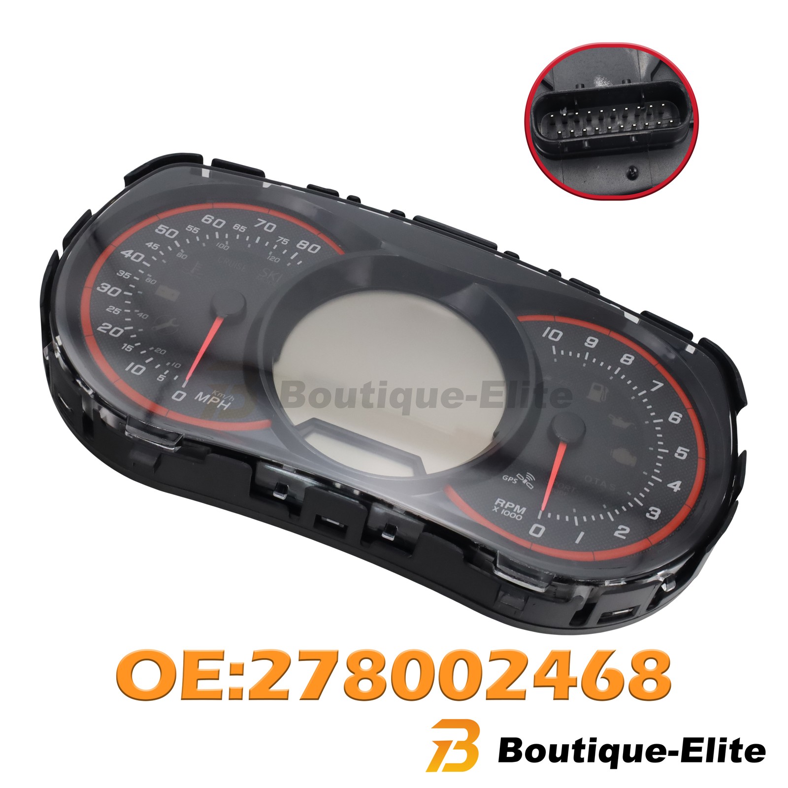NEW 278002468 LCD Gauge Cluster For 2009-2012 Sea-Doo GTX RXT IS 155 215 255 260