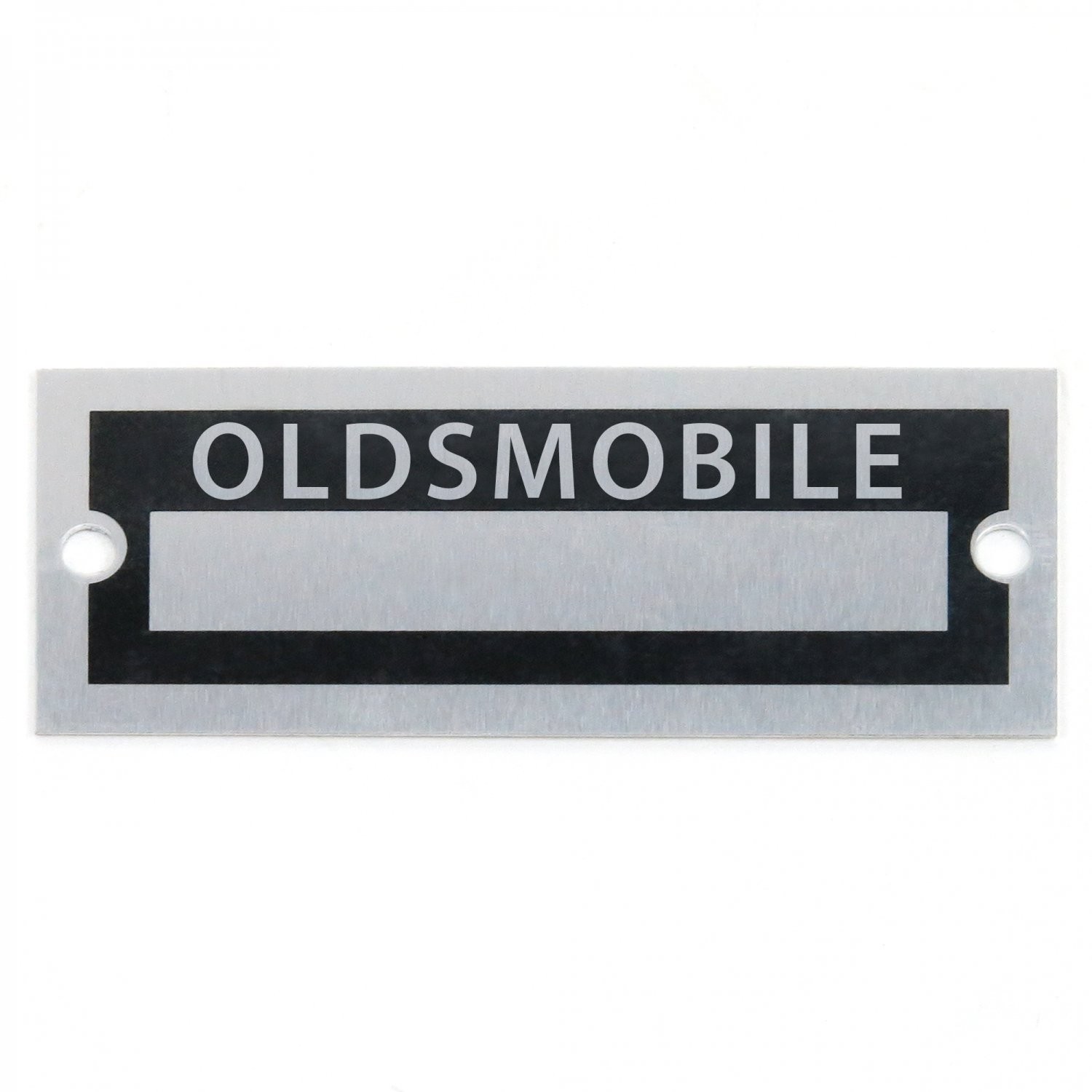 Blank Data Vin Plate - Oldsmobile