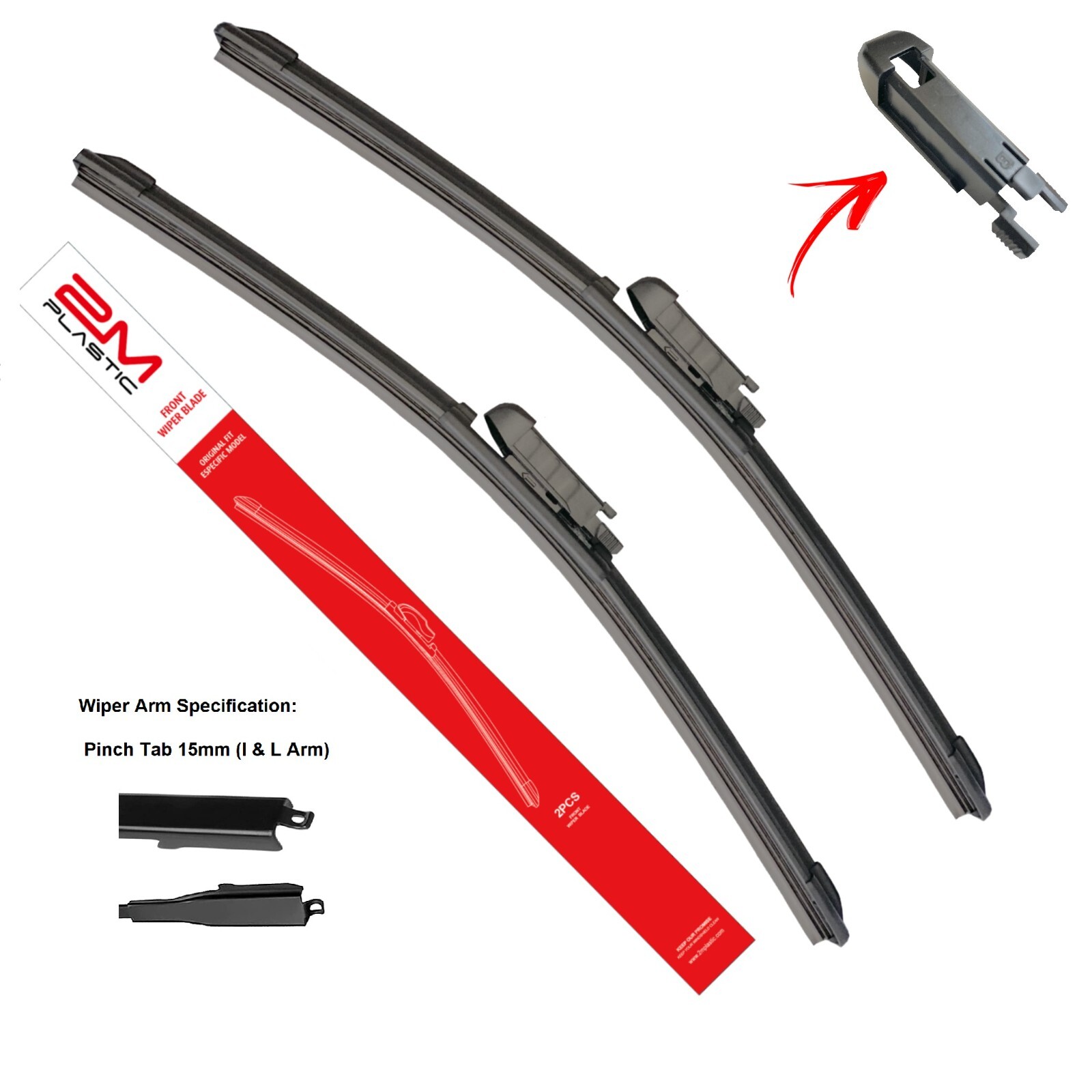 Front Windshield Wiper Blades For CHEVROLET Tahoe 2007-2013 22
