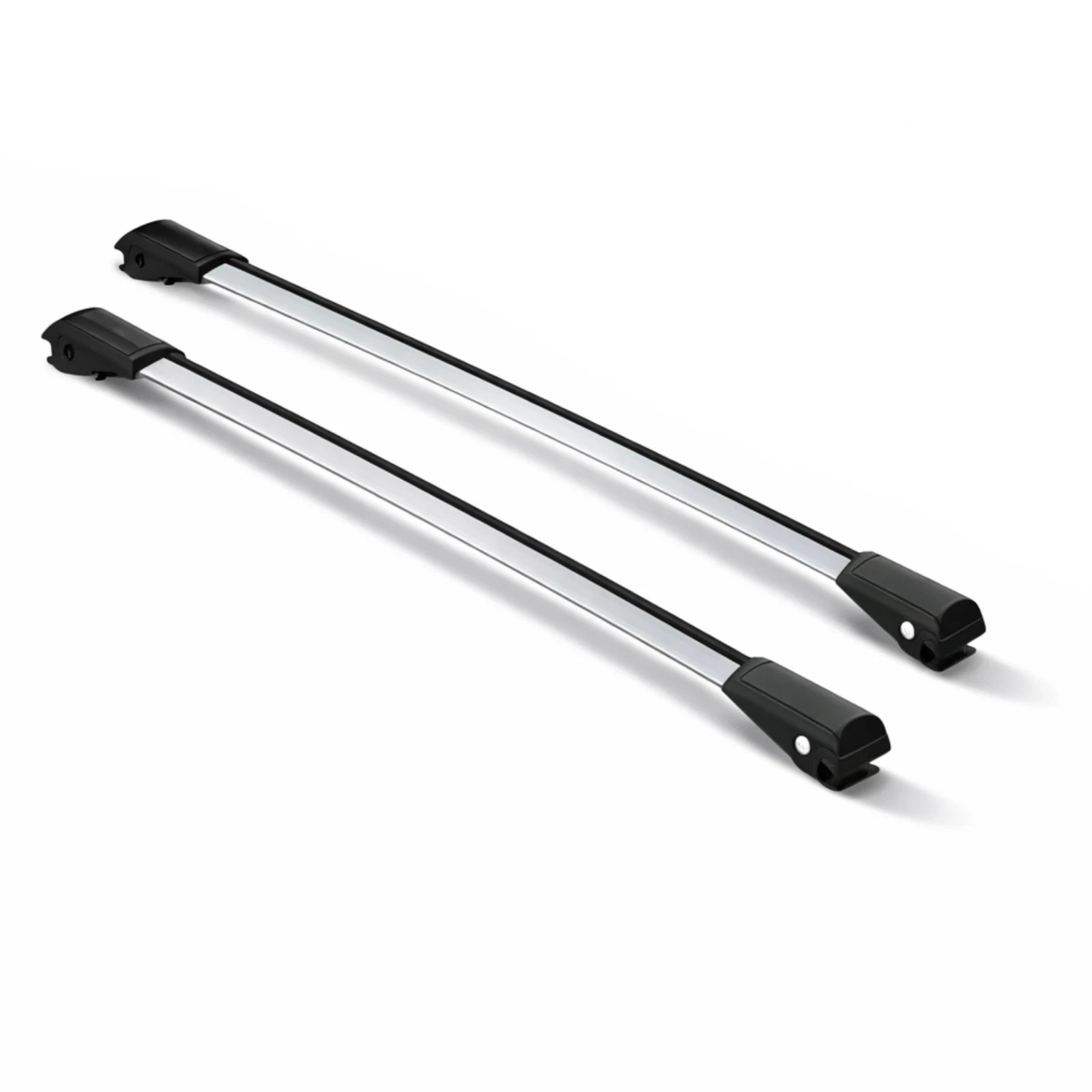 Silver 2Pcs Aerodynamic Roof Rack Cross Bars for Volvo XC90 2016-2023