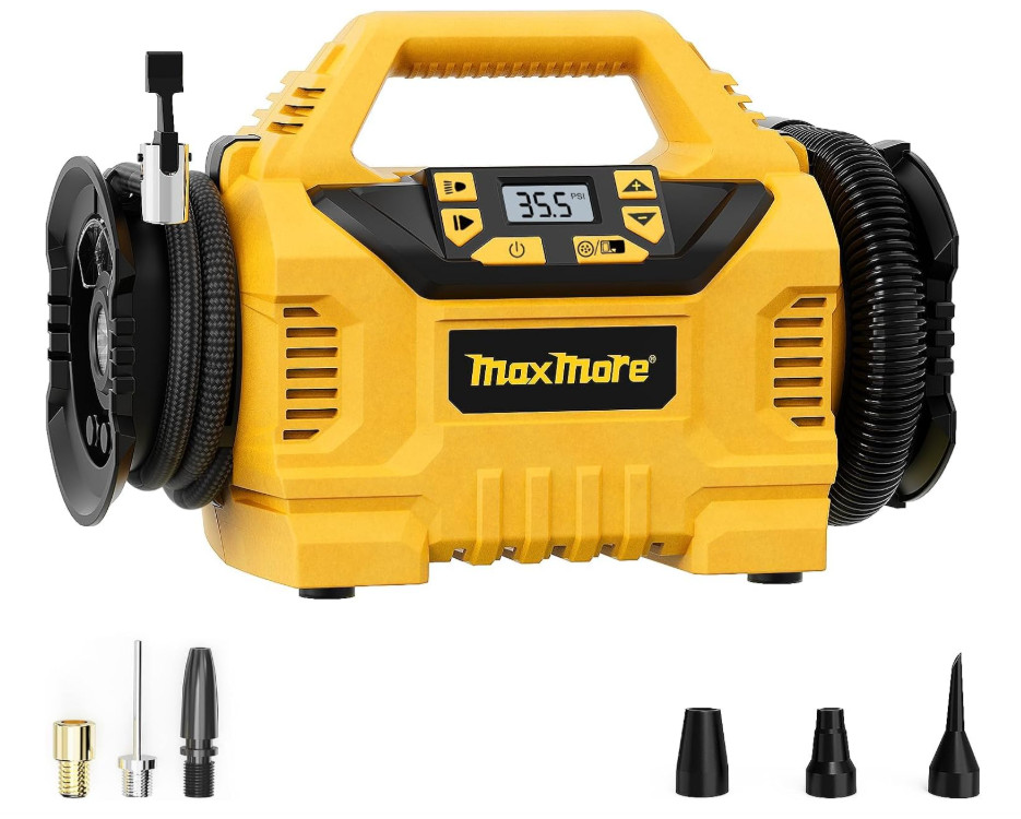 Portable Tire Inflator/deflator Compatible with DeWalt 20V Battery (Tool Only) Portable Tire Inflator/deflator Compatible with DeWalt 20V Battery (Tool Only)