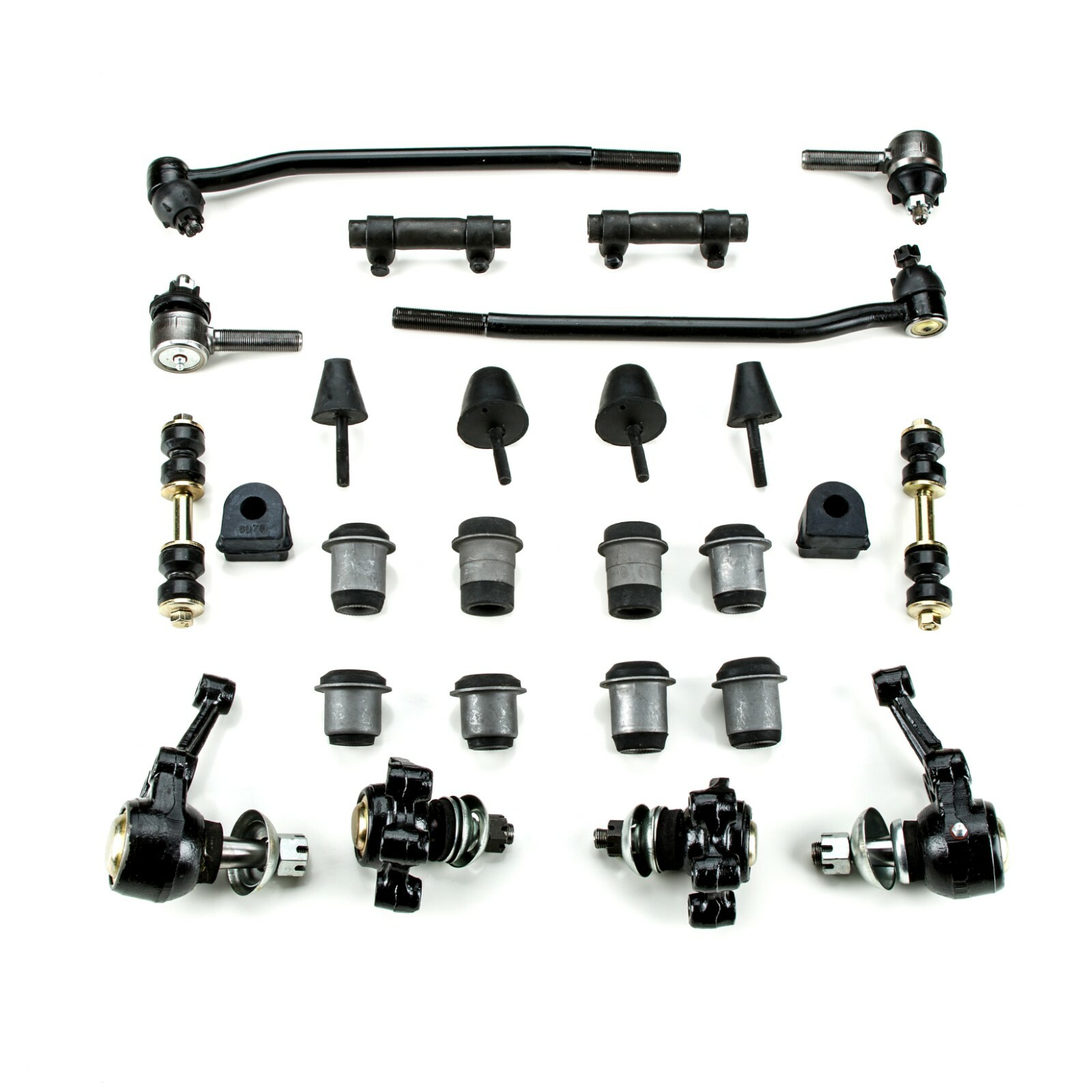 Front End Suspension Rebuild Kit Inner Tie Rods Fits 1954 - 1956 Ford Full Size