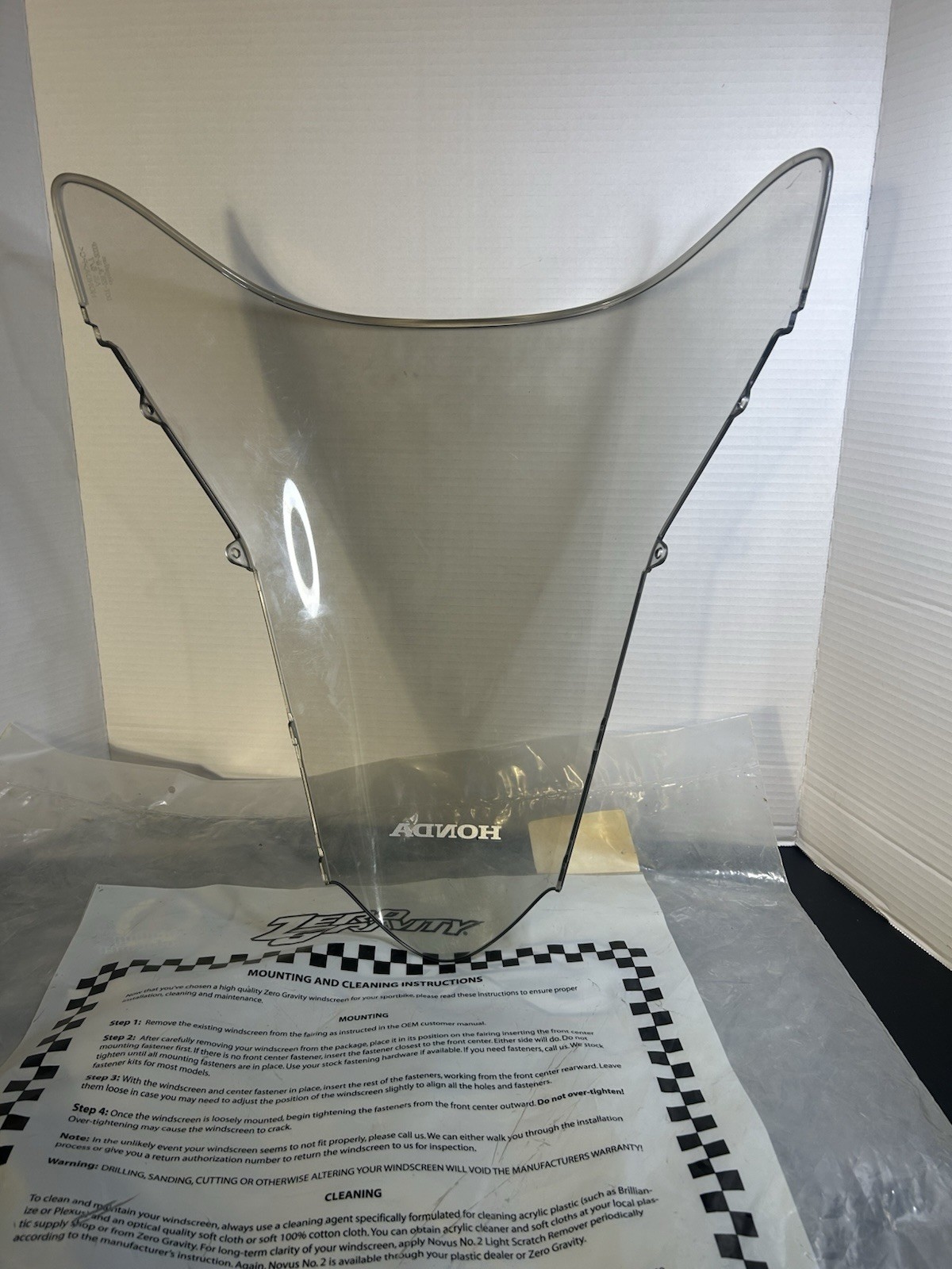 Zero Gravity Double Bubble Honda VFR800 Windscreen Light Smoke 16-454-02 Zero Gravity Double Bubble Honda VFR800 Windscreen Light Smoke 16-454-02